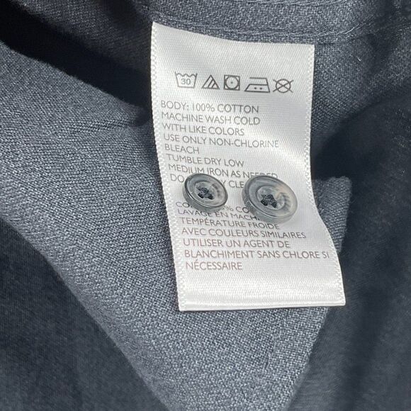 NWT Your Neighbors Button Up Shirt Mens Medium Gray - Picture 15 of 15